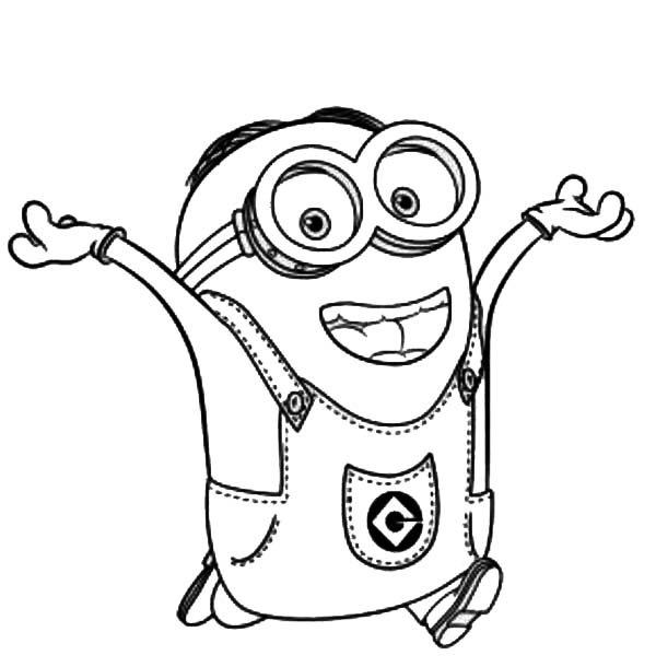 Minionki kolorowanki